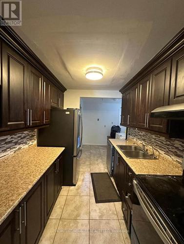 56 Montjoy Crescent, Brampton, ON - Indoor Photo Showing Kitchen With Double Sink