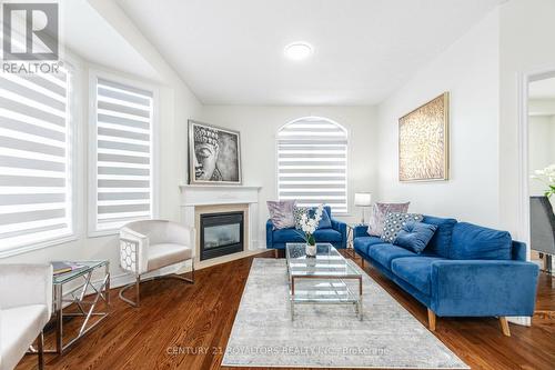 71 Maple Valley Street, Brampton, ON - Indoor Photo Showing Living Room With Fireplace