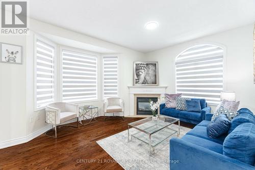 71 Maple Valley Street, Brampton, ON - Indoor Photo Showing Living Room With Fireplace