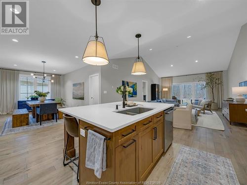 53 Red Oak Crescent, Boblo Island, ON - Indoor Photo Showing Kitchen With Double Sink