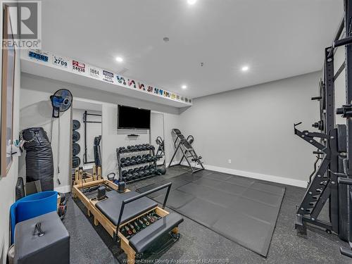 53 Red Oak Crescent, Boblo Island, ON - Indoor Photo Showing Gym Room