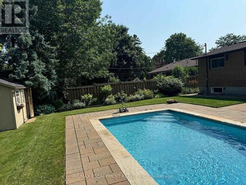 5247 Spruce Avenue, Burlington, ON - Outdoor With In Ground Pool With Backyard