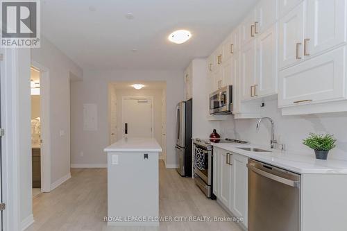 203 - 460 Gordon Krantz Avenue, Milton, ON - Indoor Photo Showing Kitchen With Stainless Steel Kitchen