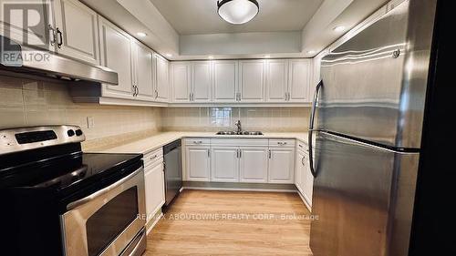 1006 - 2180 Marine Drive, Oakville, ON - Indoor Photo Showing Kitchen With Double Sink