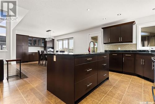 4128 Green Willow Terrace, Regina, SK - Indoor Photo Showing Kitchen With Double Sink