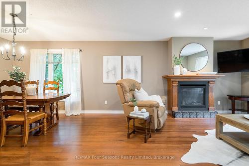 84 Wasaga Sands Drive, Wasaga Beach, ON - Indoor Photo Showing Living Room With Fireplace