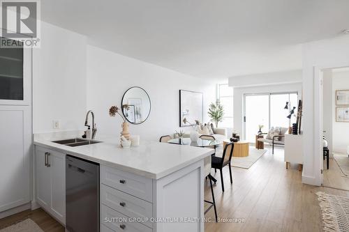 311 - 2495 Dundas Street W, Toronto, ON - Indoor Photo Showing Kitchen With Double Sink