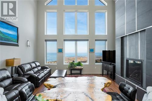 107 Maple Lane, Blue Mountains (Blue Mountain Resort Area), ON - Indoor Photo Showing Living Room With Fireplace