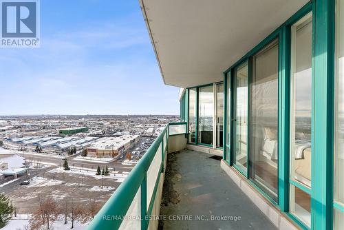 1808 - 550 Webb Drive, Mississauga, ON - Outdoor With Balcony With View With Exterior