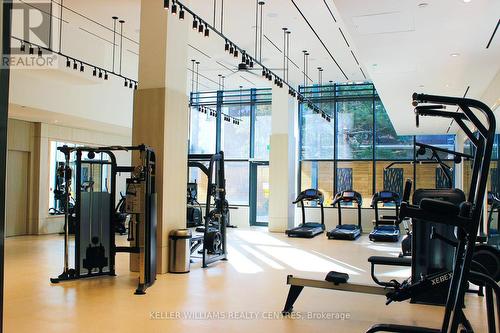 1414 - 28 Ann Street, Mississauga, ON - Indoor Photo Showing Gym Room