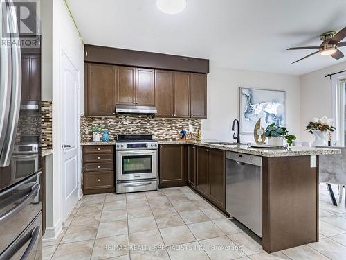 47 Donomore Drive, Brampton, ON - Indoor Photo Showing Kitchen With Stainless Steel Kitchen With Upgraded Kitchen