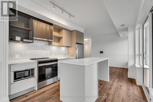 317 - 395 Dundas Street W, Oakville, ON - Indoor Photo Showing Kitchen With Stainless Steel Kitchen With Upgraded Kitchen