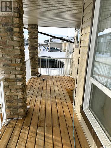 7524 Oxbow Way, Regina, SK - Outdoor With Deck Patio Veranda With Exterior