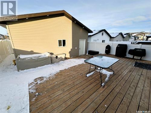 7524 Oxbow Way, Regina, SK - Outdoor With Deck Patio Veranda With Exterior