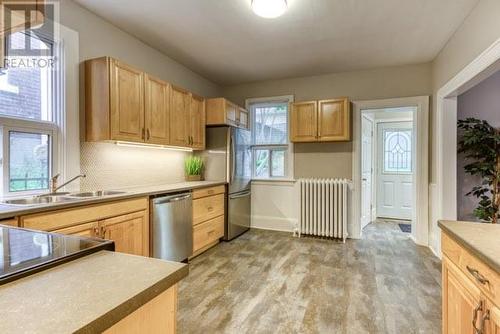 252 College Street, Sudbury, ON - Indoor Photo Showing Kitchen With Double Sink