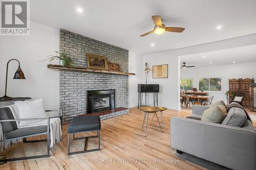 6233 Perth Street, Ottawa, ON - Indoor Photo Showing Living Room With Fireplace