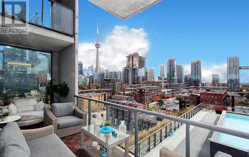 1010 - 560 King Street W, Toronto, ON - Outdoor With Balcony With View