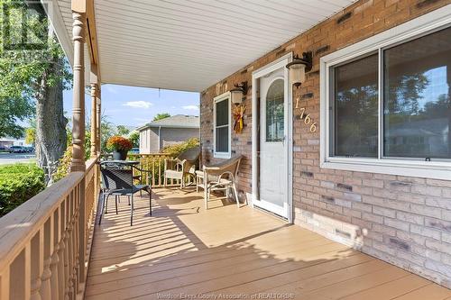 1766 Dominion, Windsor, ON - Outdoor With Deck Patio Veranda With Exterior