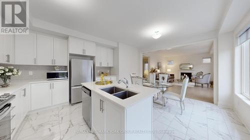 125 Silk Twist Drive, East Gwillimbury, ON - Indoor Photo Showing Kitchen With Double Sink With Upgraded Kitchen