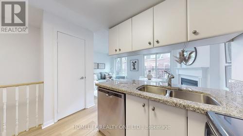 1019 - 18 Laidlaw Street, Toronto, ON - Indoor Photo Showing Kitchen With Double Sink