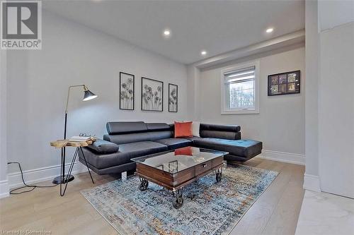 Living room with light hardwood / wood-style floors - 2785 Ireton Street Unit# 2, Innisfil, ON - Indoor Photo Showing Living Room