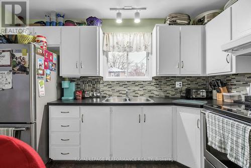 1116 Grand Avenue, Cornwall, ON - Indoor Photo Showing Kitchen With Double Sink