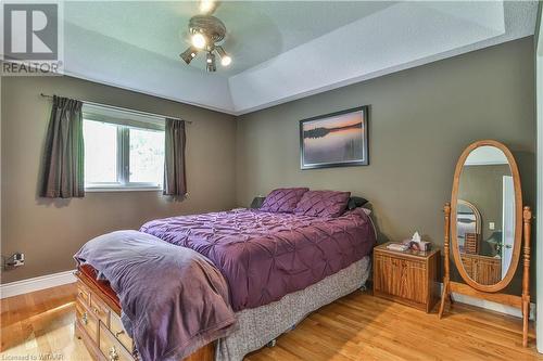 Tray ceiling - 46 Hodgins Crescent, Woodstock, ON - Indoor Photo Showing Bedroom