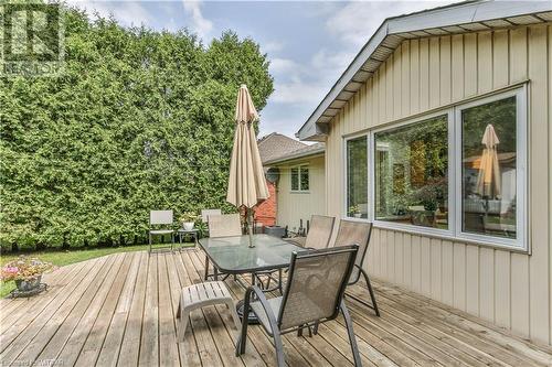 46 Hodgins Crescent, Woodstock, ON - Outdoor With Deck Patio Veranda With Exterior