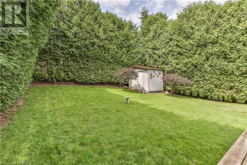 Private back yard - 46 Hodgins Crescent, Woodstock, ON - Outdoor