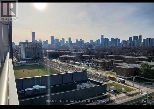 1011 - 225 Sumach Street, Toronto, ON - Outdoor With Balcony With View