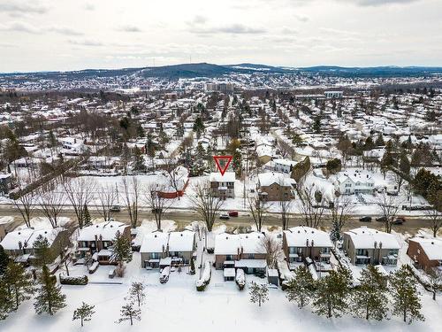 Photo aÃ©rienne - 1924  - 1928 Rue Prospect, Sherbrooke (Les Nations), QC - Outdoor With View