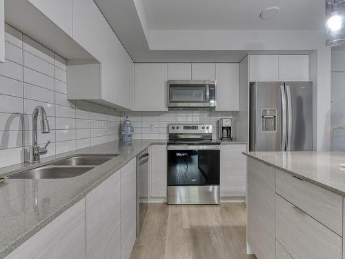 204-4810 Cedar Ridge Pl, Nanaimo, BC - Indoor Photo Showing Kitchen With Double Sink With Upgraded Kitchen