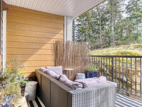 204-4810 Cedar Ridge Pl, Nanaimo, BC - Outdoor With Deck Patio Veranda With Exterior