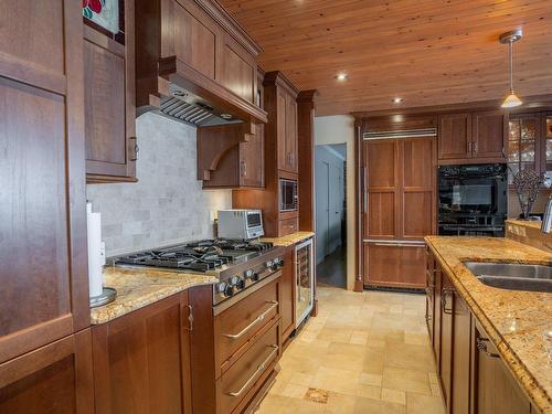 Cuisine - 286 Route Laflamme, Lac-Poulin, QC - Indoor Photo Showing Kitchen With Double Sink With Upgraded Kitchen