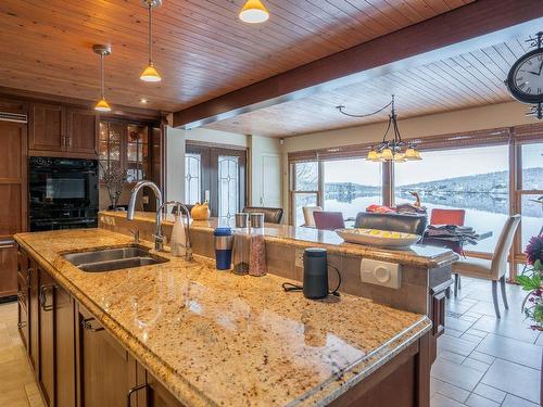 Vue d'ensemble - 286 Route Laflamme, Lac-Poulin, QC - Indoor Photo Showing Kitchen With Double Sink