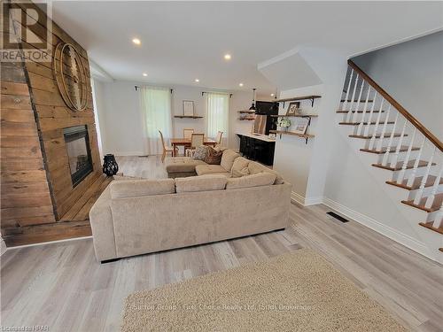 53 Wilson Street, Huron East (Seaforth), ON - Indoor Photo Showing Living Room With Fireplace