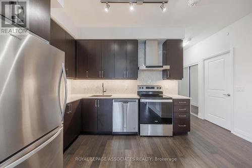 306 - 3121 Sheppard Avenue E, Toronto, ON - Indoor Photo Showing Kitchen With Stainless Steel Kitchen With Upgraded Kitchen