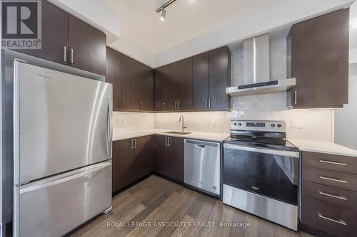 306 - 3121 Sheppard Avenue E, Toronto, ON - Indoor Photo Showing Kitchen With Stainless Steel Kitchen With Upgraded Kitchen