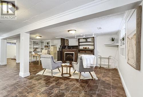 1023 Centre Street N, Whitby, ON - Indoor Photo Showing Other Room With Fireplace