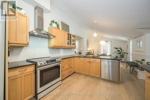 1069 Colborne Street, London, ON - Indoor Photo Showing Kitchen With Stainless Steel Kitchen