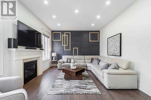 3211 William Rose Way, Oakville, ON - Indoor Photo Showing Living Room With Fireplace