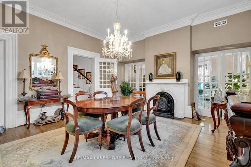 138 Bagot Street, Cobourg, ON - Indoor Photo Showing Dining Room With Fireplace