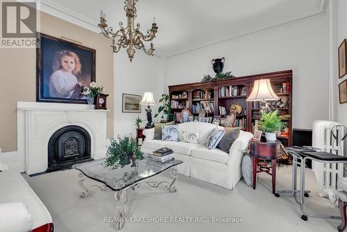 138 Bagot Street, Cobourg, ON - Indoor Photo Showing Living Room With Fireplace