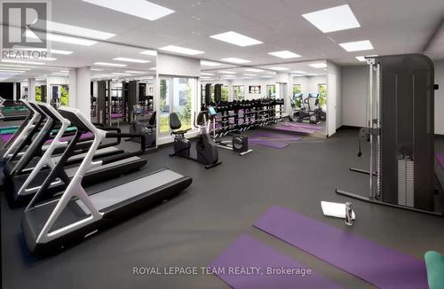 #711 - 180 George Street, Ottawa, ON - Indoor Photo Showing Gym Room