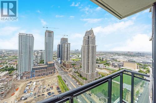 2807 - 4099 Brickstone Mews, Mississauga, ON - Outdoor With Balcony With View