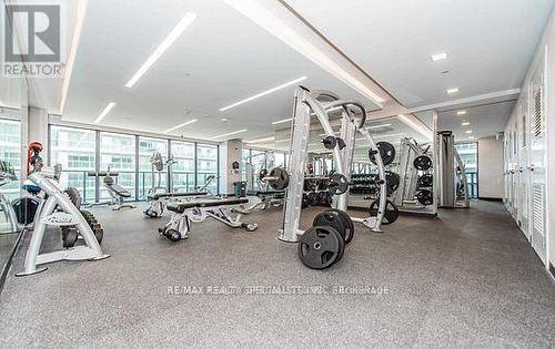 320 - 20 Shore Breeze Drive, Toronto, ON - Indoor Photo Showing Gym Room