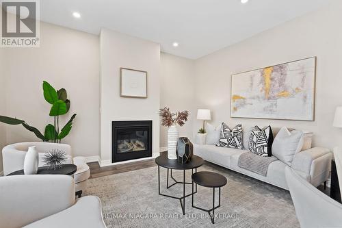 3356 Willguard Court, Niagara Falls (223 - Chippawa), ON - Indoor Photo Showing Living Room With Fireplace