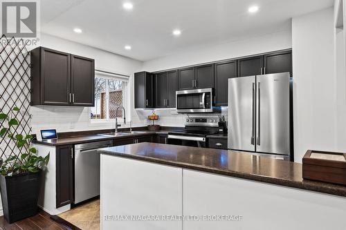 160 Dorothy Street, St. Catharines (443 - Lakeport), ON - Indoor Photo Showing Kitchen With Stainless Steel Kitchen With Upgraded Kitchen