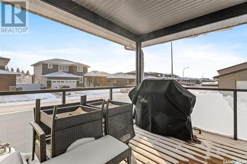 90 Clunie Court, Moose Jaw, SK - Outdoor With Deck Patio Veranda With Exterior