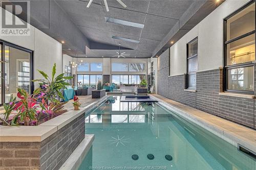 551 Ross Beach Road, Lakeshore, ON - Indoor Photo Showing Other Room With In Ground Pool